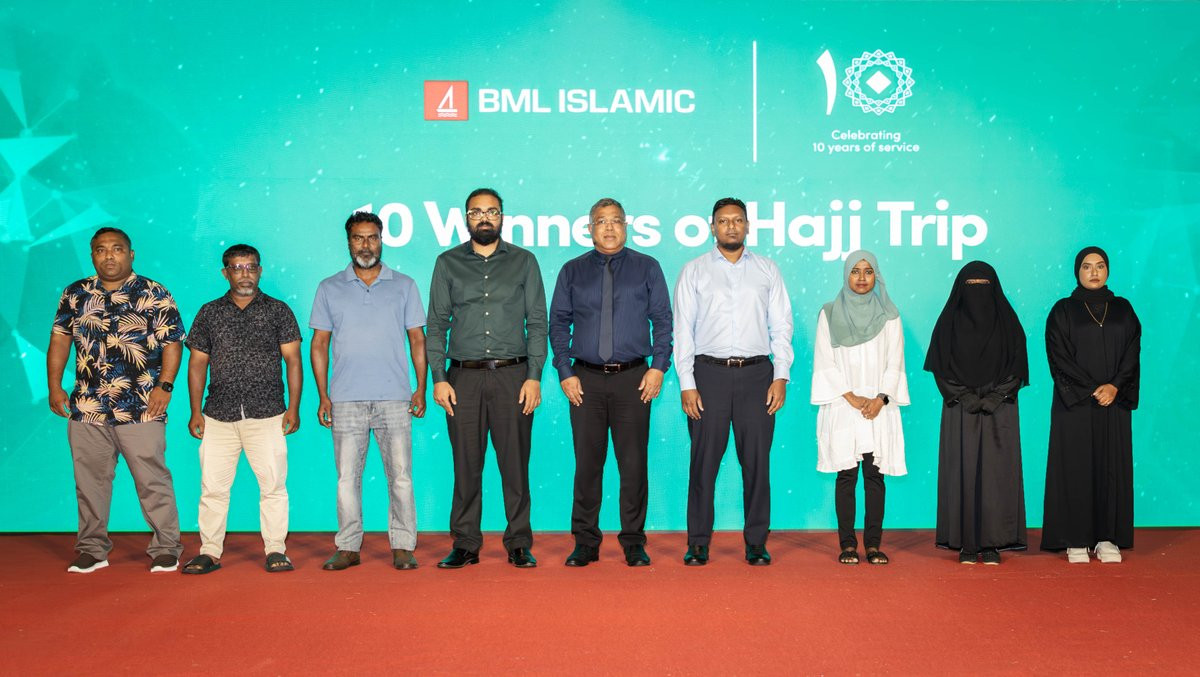 BML Islamic Announces 10 Winners of Fully Paid Hajj Packages in 10th Anniversary Promotion