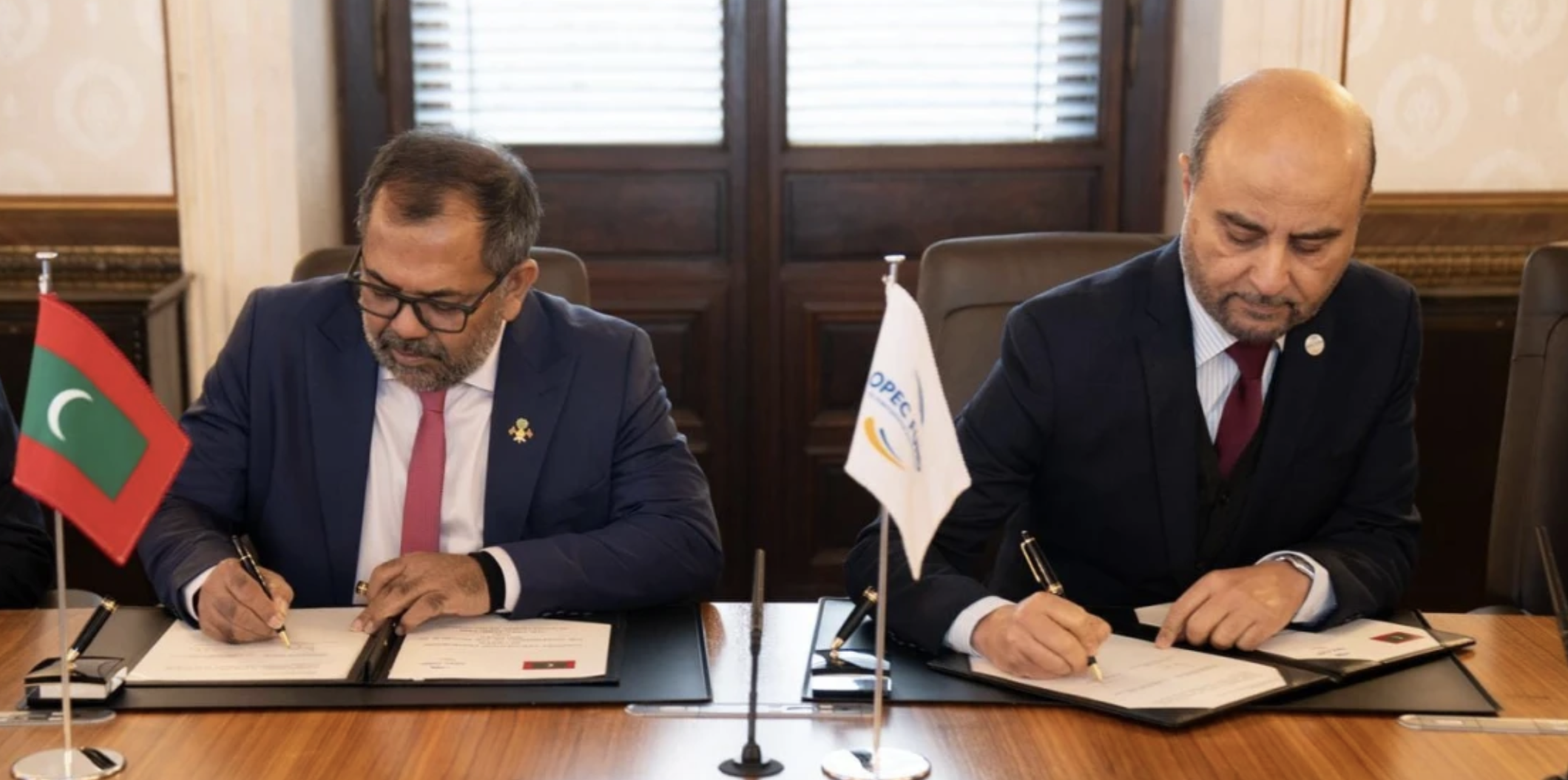 Maldives and OPEC Fund Sign New Country Partnership Framework