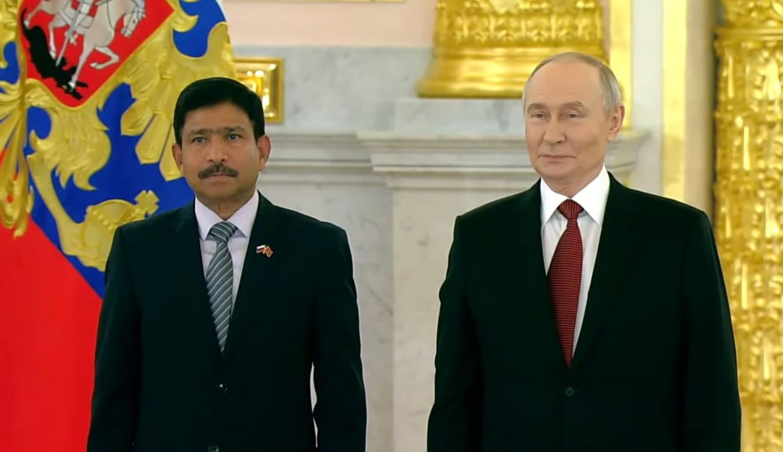 Maldives Ambassador Presents Credentials to Russian President Putin