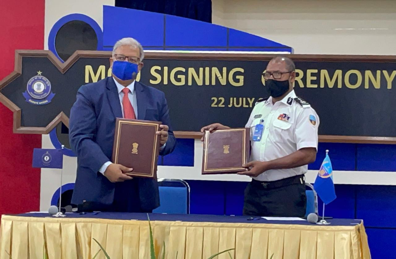 Maldives Customs, India Sign MoU The Maldives Journal