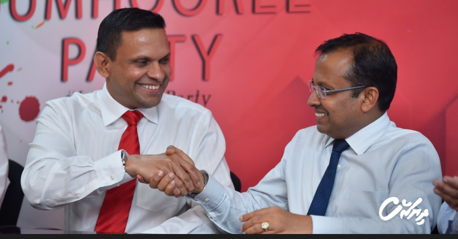 Colonel Nazim aai Abdullah Riyaz Party eh ufahdhavanee - Dhiyares